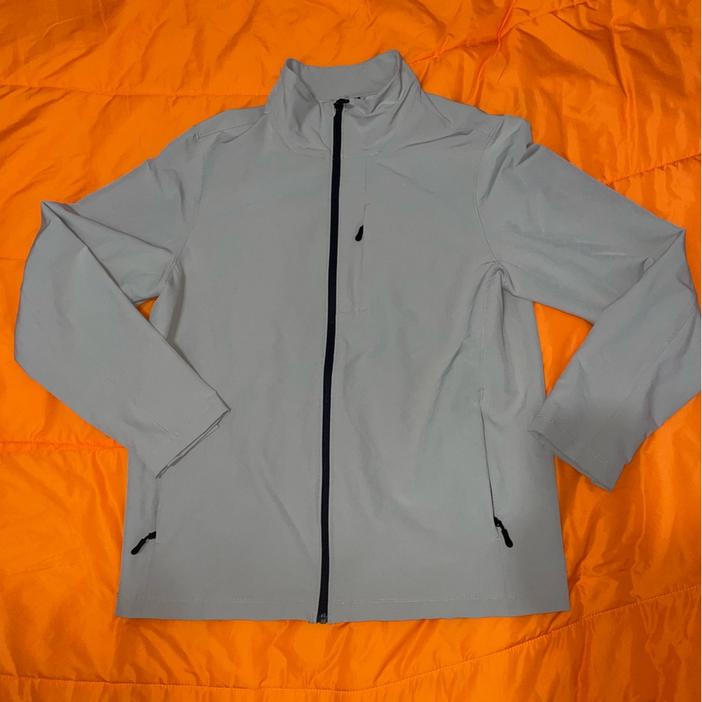 Mens Beige Golf Jacket